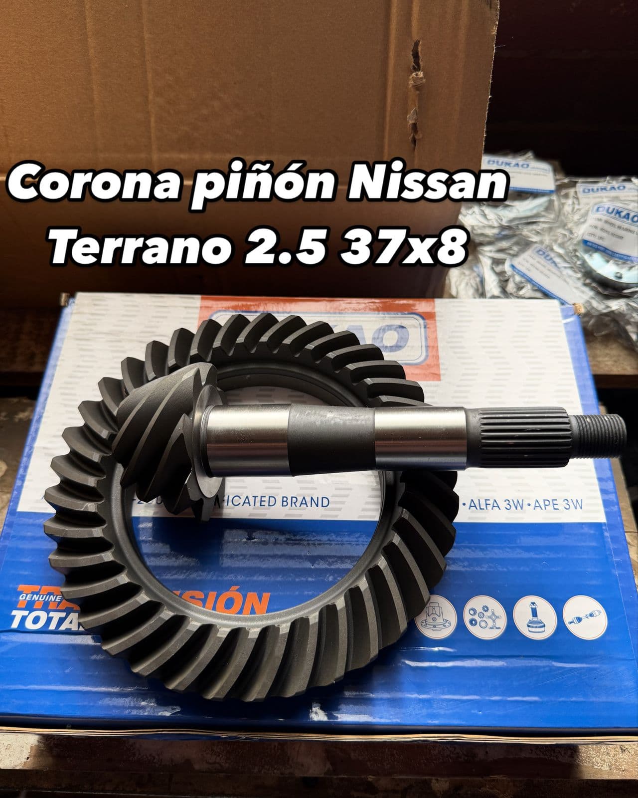 Nissan Terrano Corona piñón 2.5 37x8
